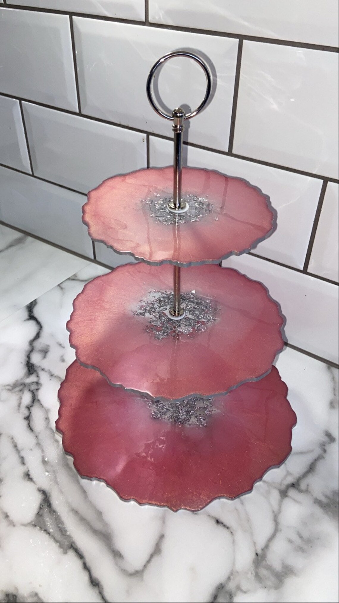 Epoxy Resin Display Cake Stand Etsy