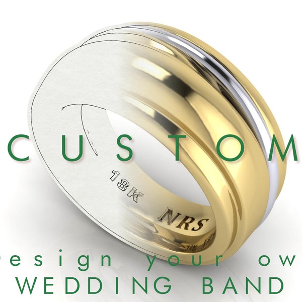 Custom Jewelry Design – Make Your Own Design - Wedding Band
