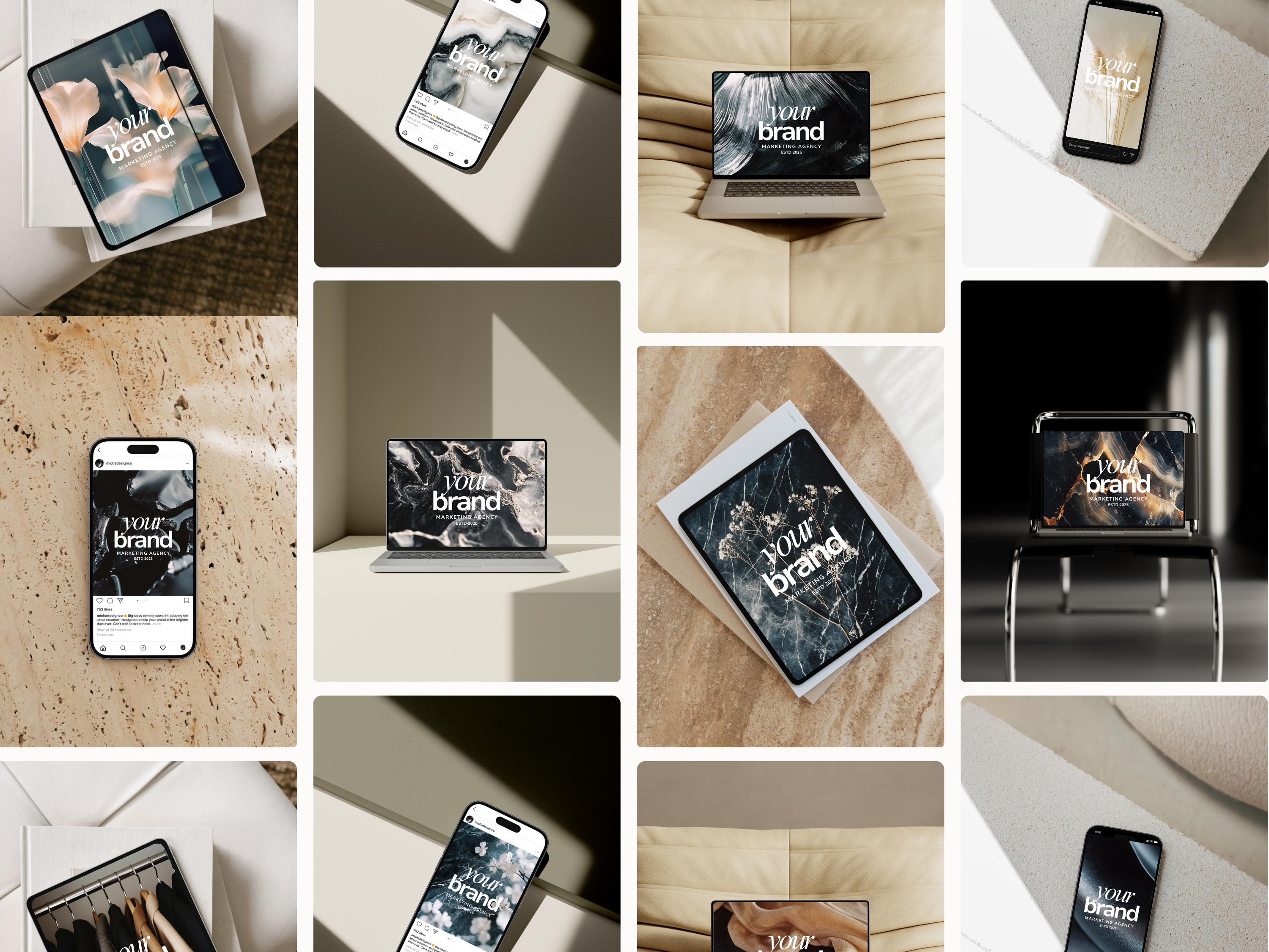 Minimal Abstract Visuals for Brand Design & Overlays | Auréa ...