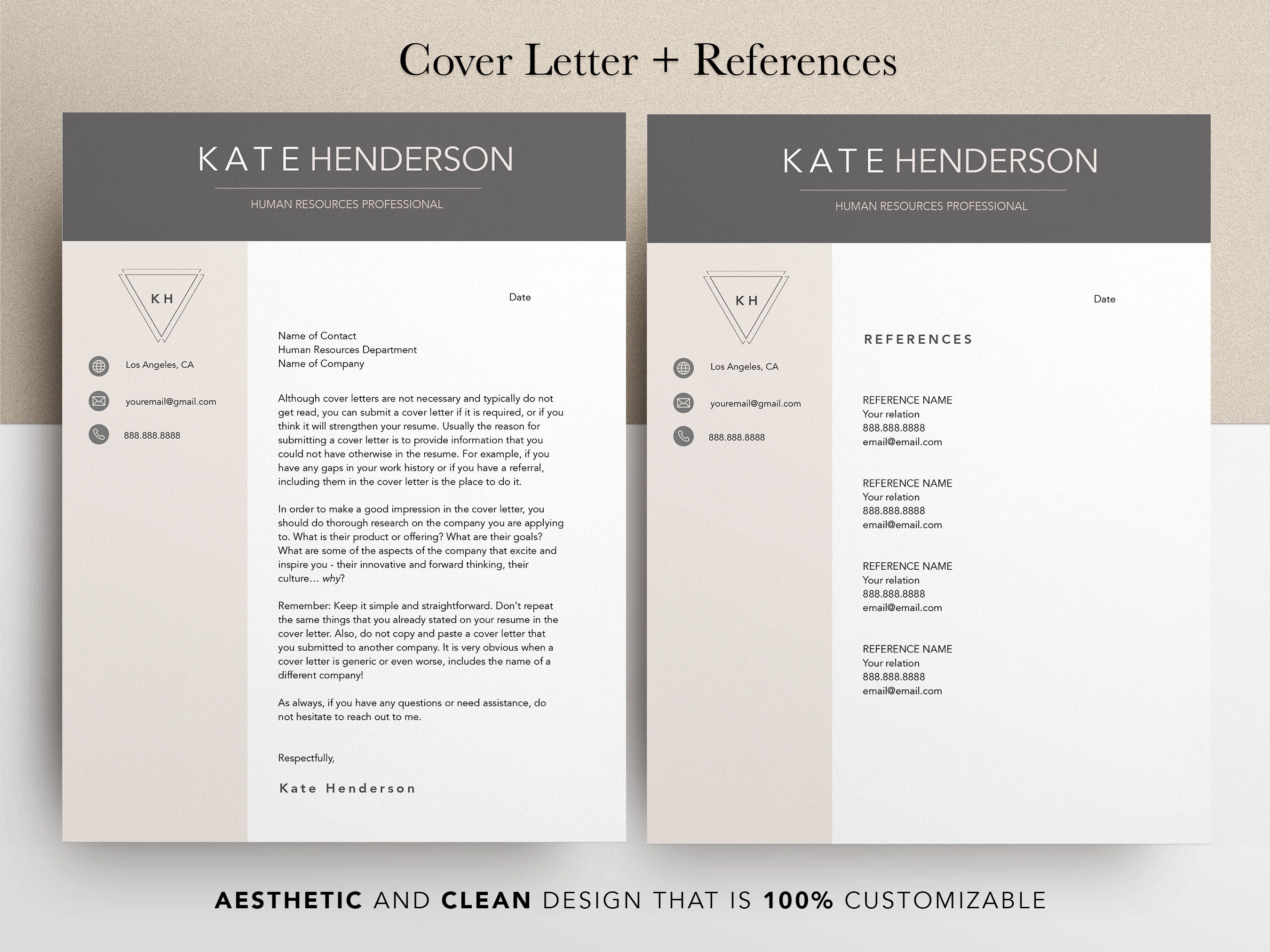 Modern Resume Template 2023 Resume - Il Fullxfull.4436162163 Ouyb 