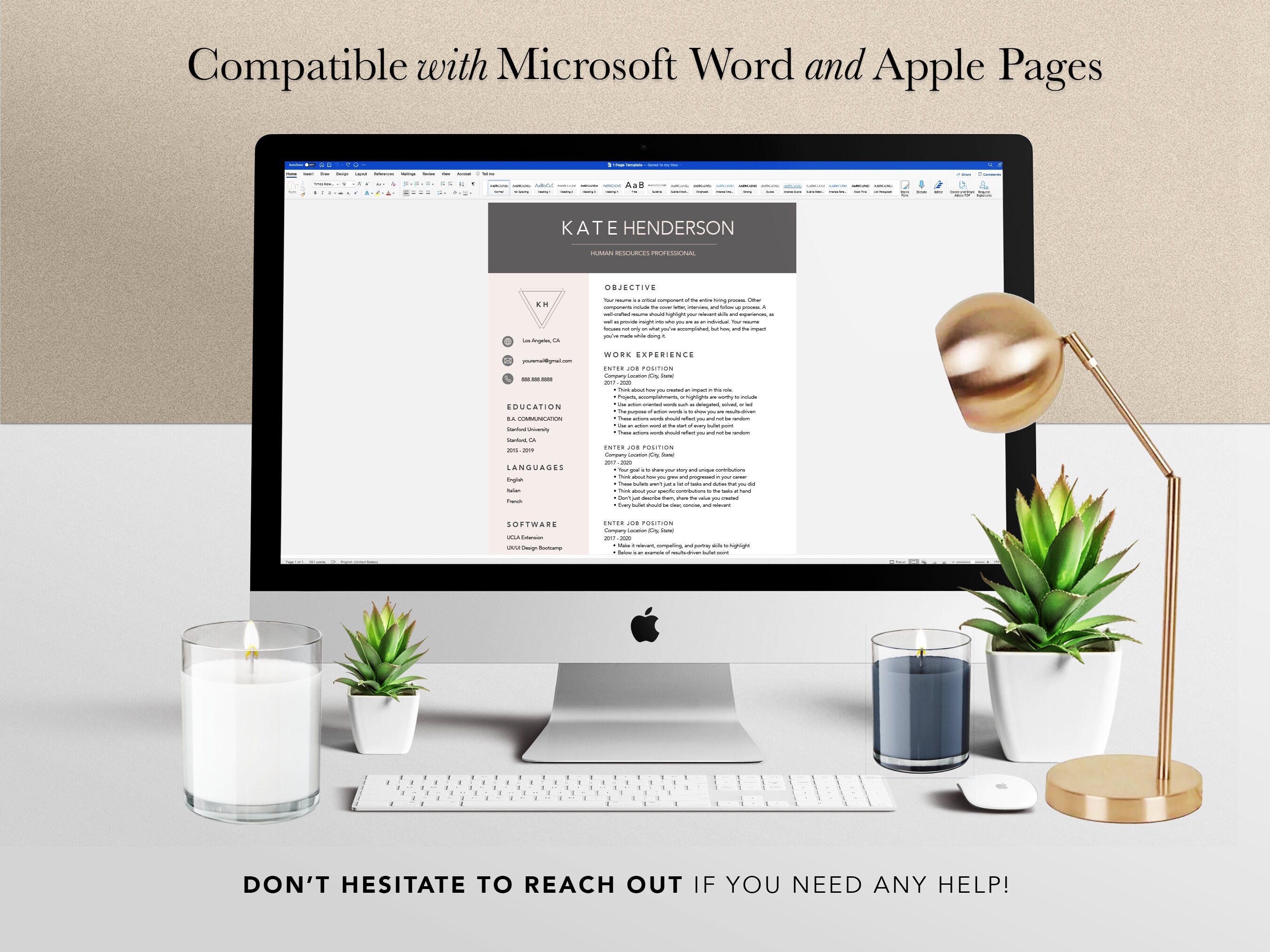 Modern Resume Template 2023 Resume - Il Fullxfull.4388774564 85b5 