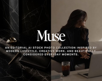 Luxury Stock Photo Bundle, 75 Moody Editorial Lifestyle Stock Images, Commercial Use Branding Photos for Instagram, Websites & Social Media