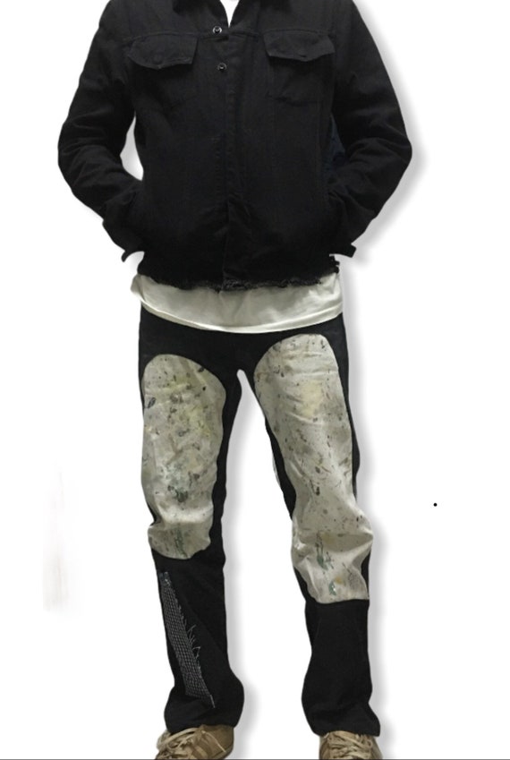 Vintage Kapital Painter Patchwork Jeans