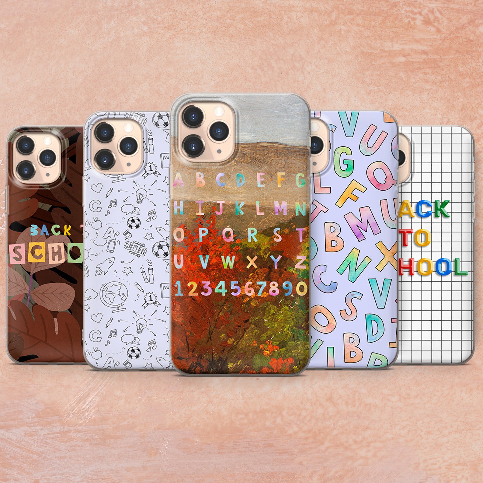 Back To School Phone Case for iPhone 11 XS max XR SE 8 Etsy
