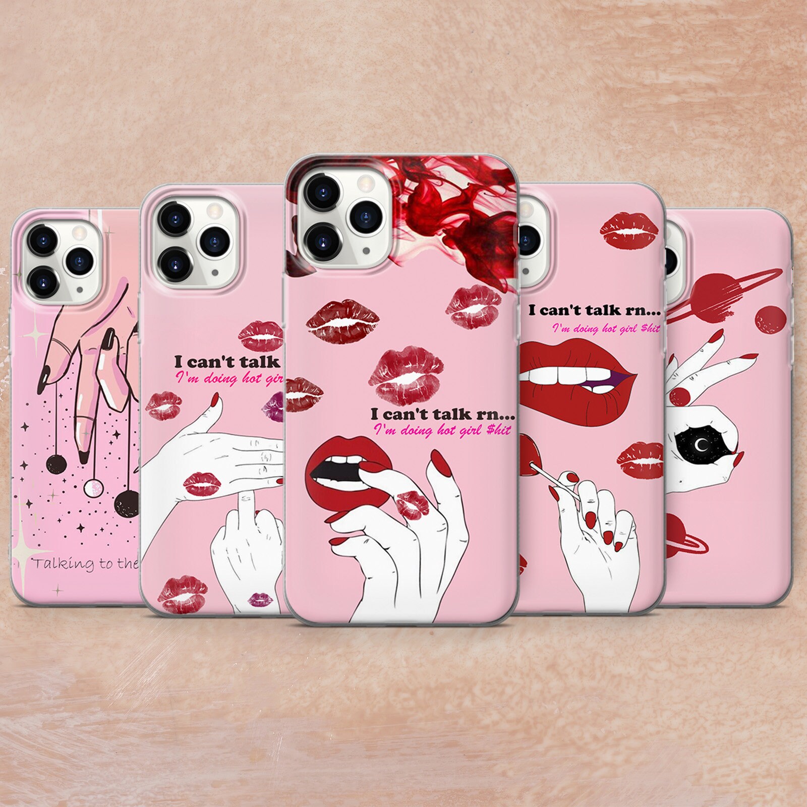 Kiss Phone Case Girl Cover for iPhone 11 XS max XR SE 8 Etsy