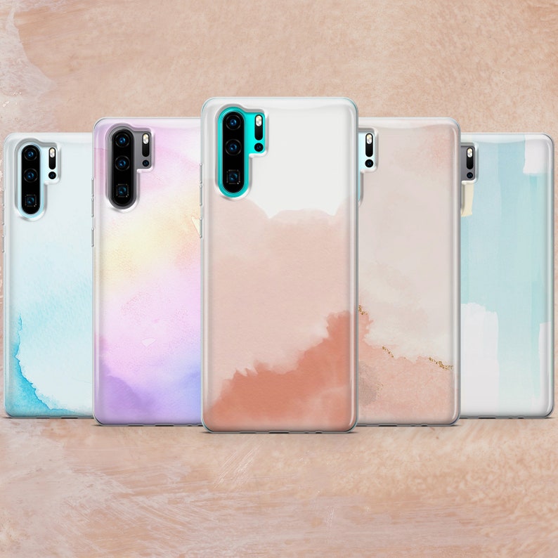 XR Watercolor Phone Case Painting Cover for iPhone 11 SE S10 A50 A51 Huawei P20 8+ S21 XS max P30 Mate Samsung Note 10 12 Pro 7
