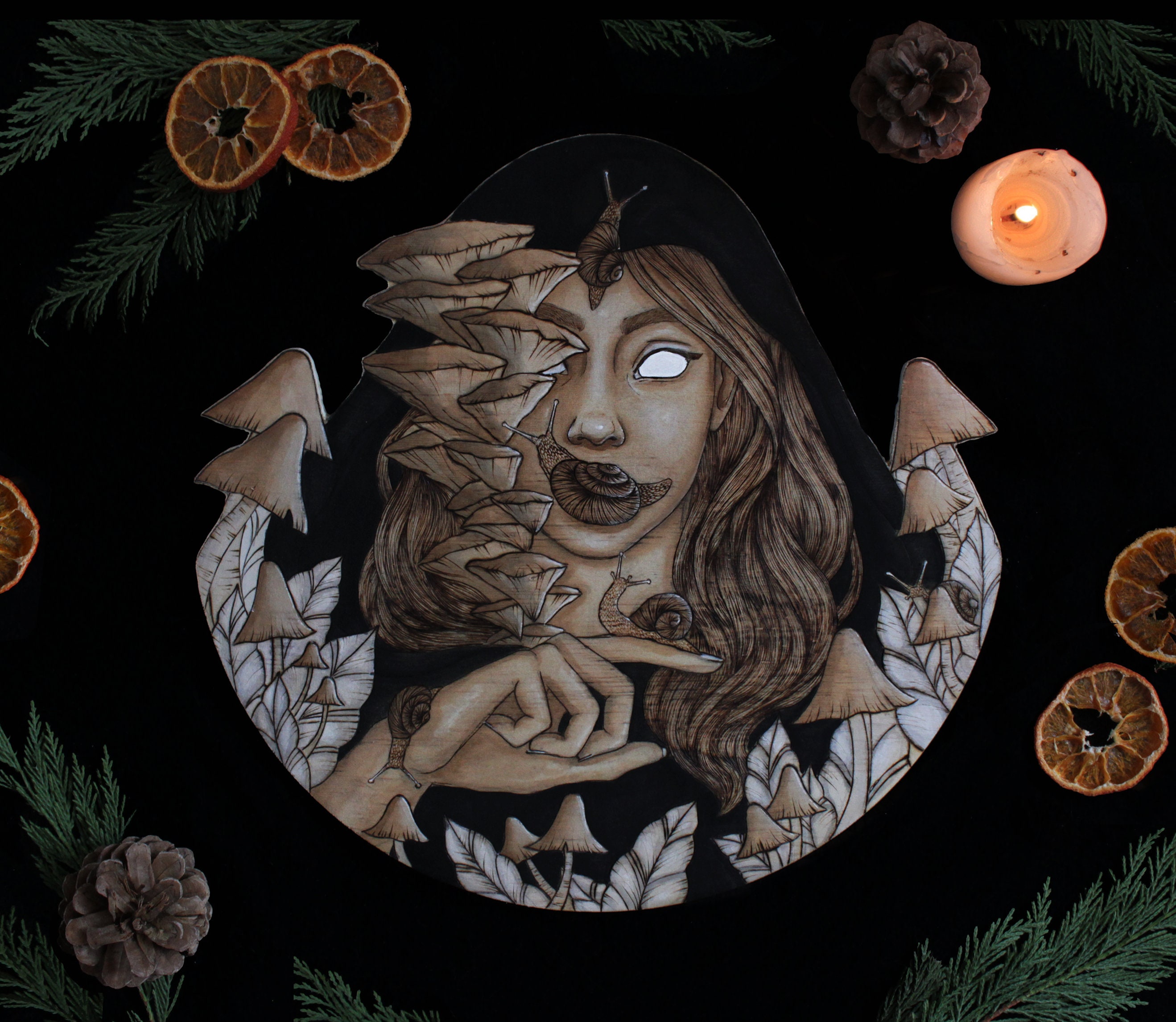 Décoration Murale La Sorcière Des Forêts