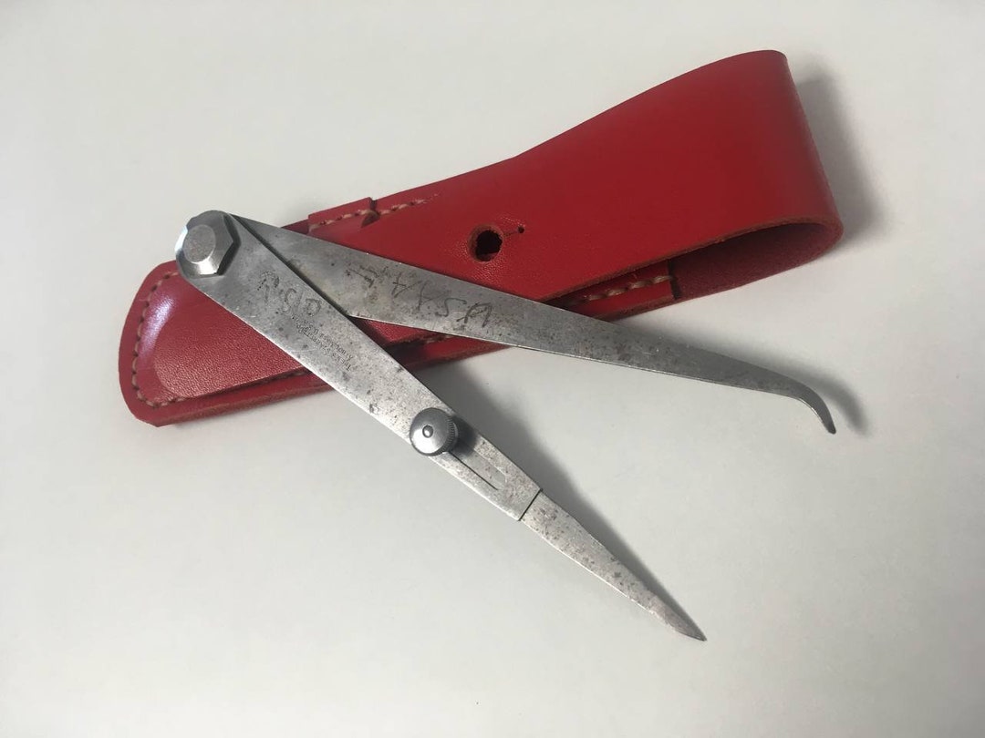 Starrett Hermaphrodite Caliper With Leather Case for 6 Caliper Etsy