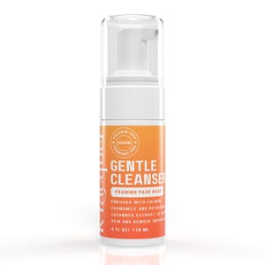 Gentle Foaming Face Cleanser – Hydrating Daily Face Wash, Chamomile & Cucumber, Sensitive Skin, Natural Skincare, Vegan Clean Beauty