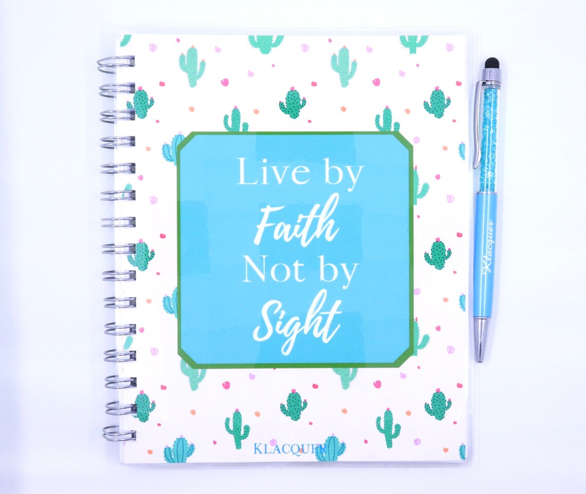 FAITH Journal Bullet Journal Cute Notebook Stationery Etsy