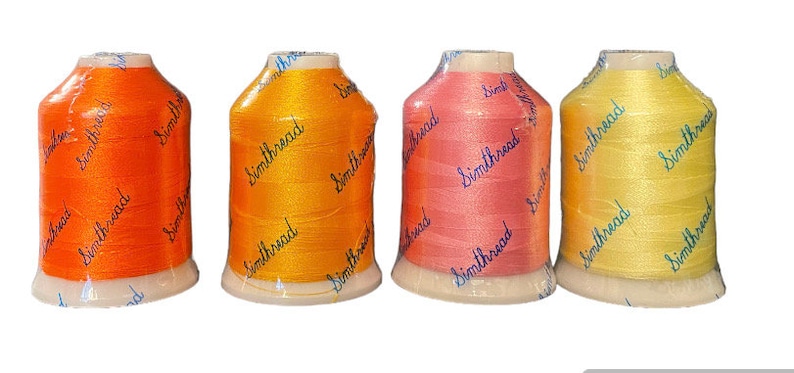 Polyester. Machine Thread Polyester Embroidery Machine Thread, 40 WT, 550-2750 Yards - Etsy