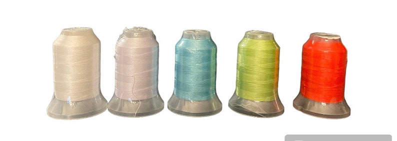 Polyester. Machine Thread Polyester Embroidery Machine Thread, 40 WT, 550-2750 Yards - Etsy
