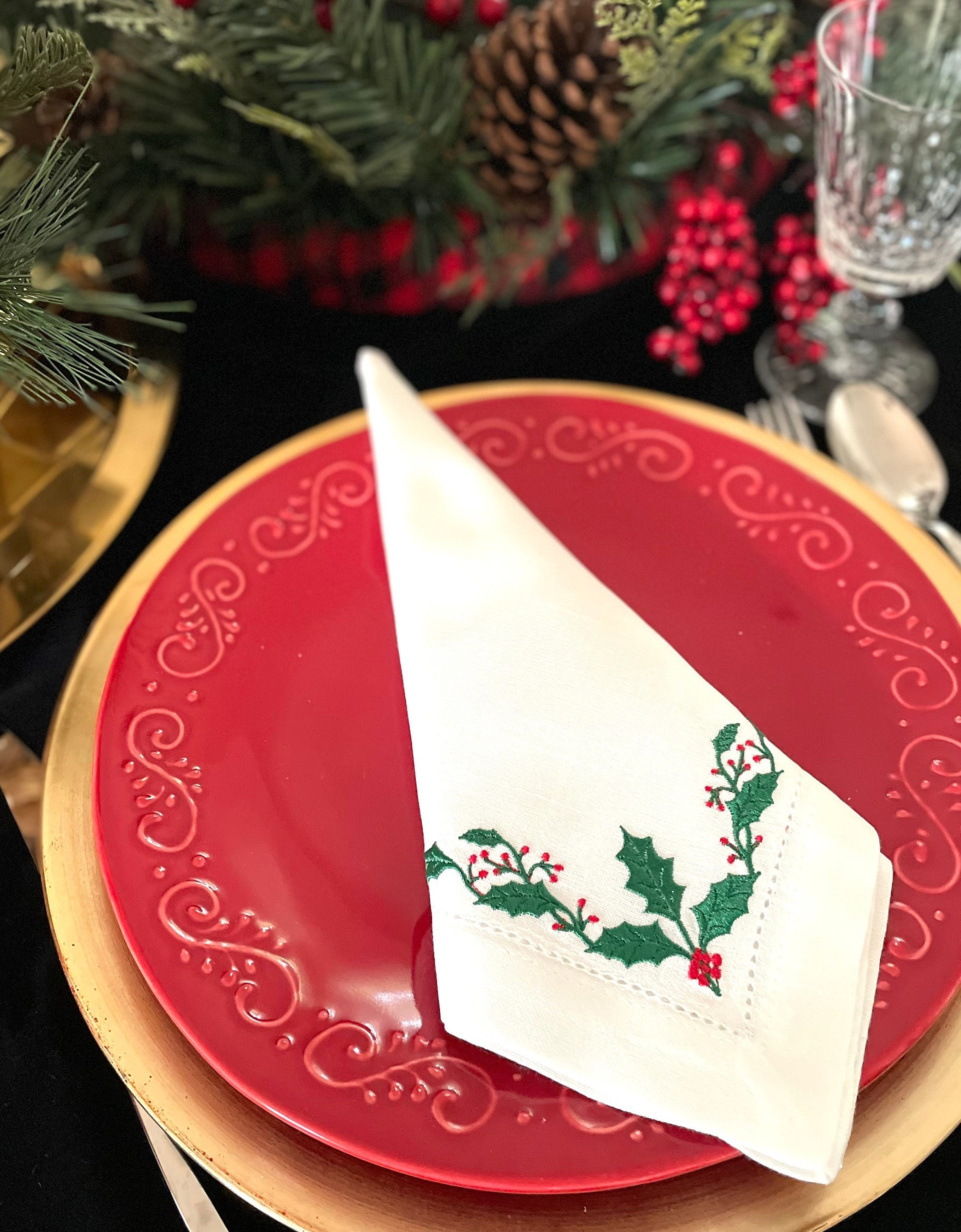 Joita Christmas Napkins, Table Cloth Napkins, Cotton Dinner Napkins Set for  Christmas Party Decoration, BERNARD/TWINKLE - N/A - Bed Bath & Beyond -  39173881