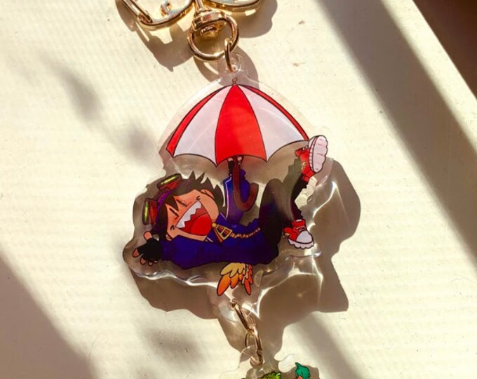 Quackity Karmaland Keychain Etsy