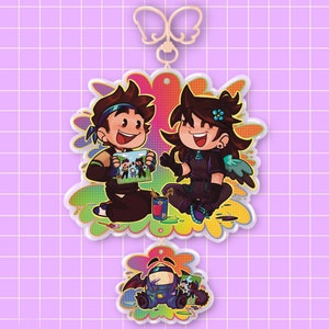 Roier & Jaiden QSMP Keychain