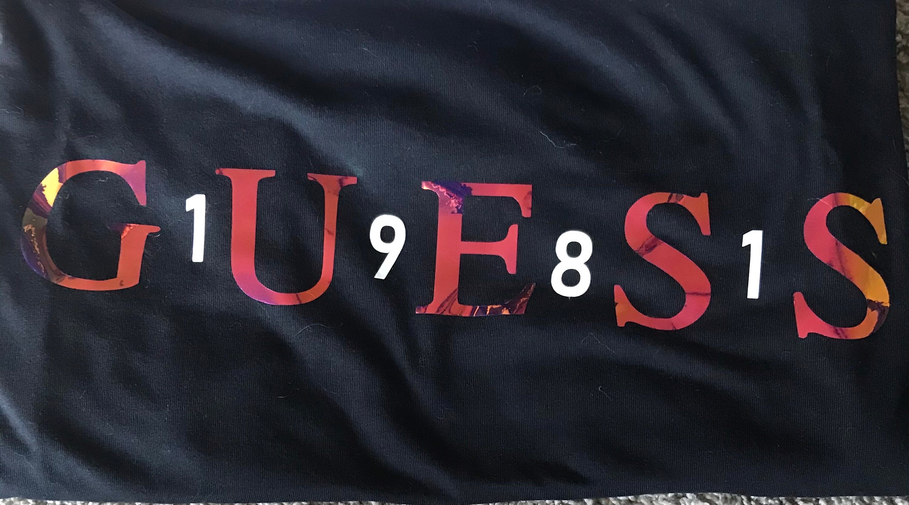 GUESS 1981 t-shirt | Etsy