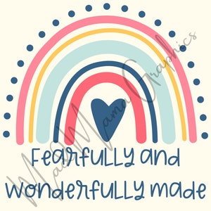 Fearfully & Wonderfully Made Girly Nurery Decor