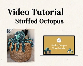 Stuffed Octopus Tutorial: Hand Knit Octopus Instructions | Cozy Crafting | Do It Yourself | Make Your Own Octopus | Handmade gift