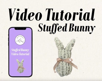 Stuffed Bunny Tutorial: Hand Knit bunny Instructions | Cozy Crafting | Do It Yourself | Make Your Own bunny or rabbit | Handmade gift