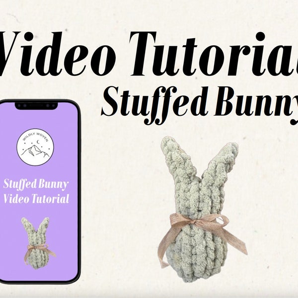 Stuffed Bunny Tutorial: Hand Knit bunny Instructions | Cozy Crafting | Do It Yourself | Make Your Own bunny or rabbit | Handmade gift