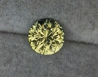 Gorgeous zircon.  Tunduru Tanzania.  Custom cut in Colorado.  Very bright and highly reflective gemstone.  Unique color.  New cut design