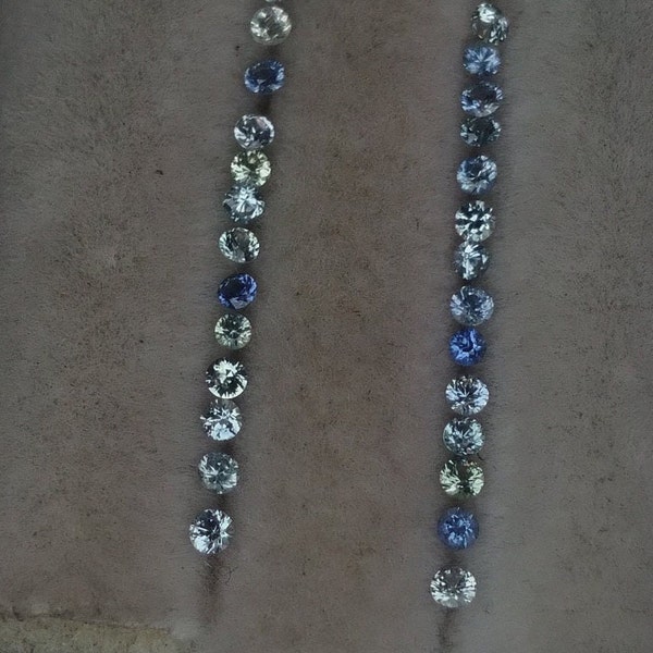 1.5mm Montana sapphires.  Rock creek material.  Faceted loose.  Sapphire melee. Price is for one sapphire with many available.