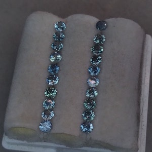 3.25mm Montana sapphire.  Faceted loose. American gemstone.  Price is for one sapphire