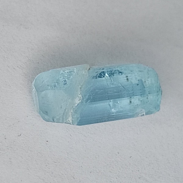 Terminated Colorado aquamarine.  Mt Antero aquamarine.  Collectors crystal or facet grade.  North America's highest gemstone mine.