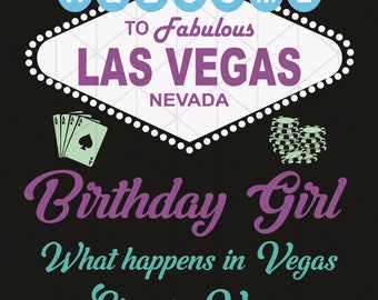 Download Vegas Birthday Svg Etsy