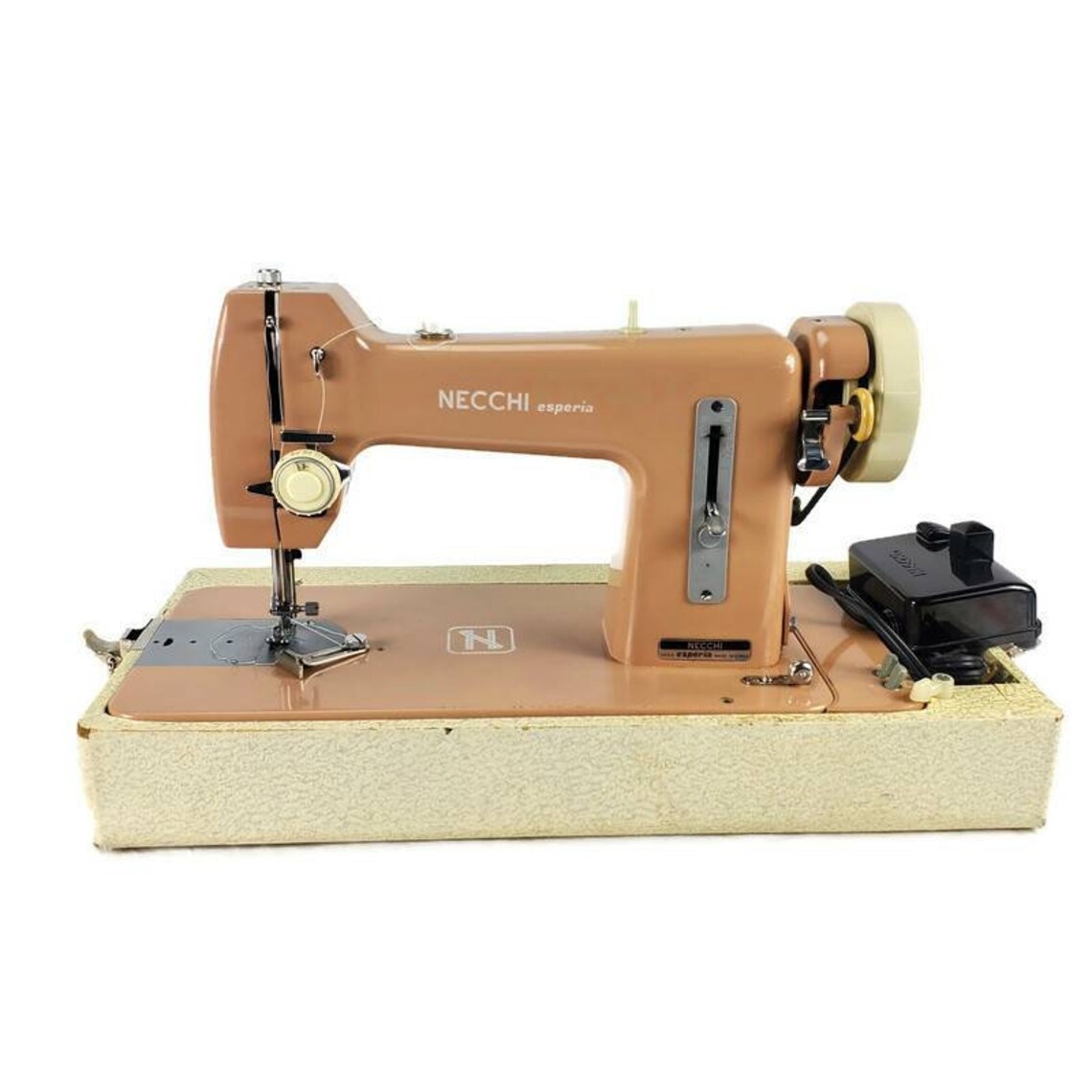 Necchi Esperia Vintage Sewing Machine A50805_601L Working Very Etsy