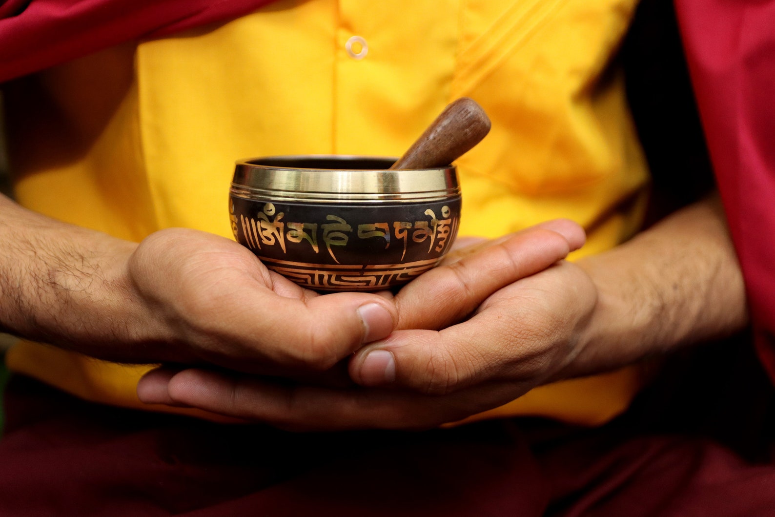 Blessed Spiritual Mantra Singing Bowl 3 inches Tibetan Etsy