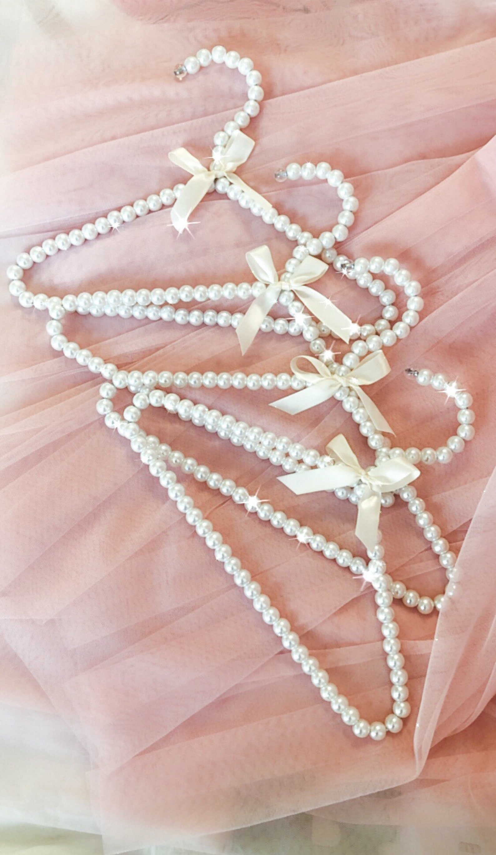 White Pearl Hanger for Kids Pearl Dress Hanger Birthday Etsy