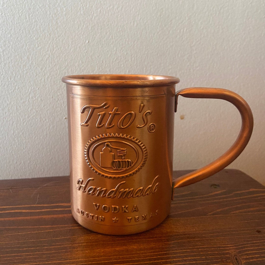 Titos Handmade Vodka Copper Mug Etsy