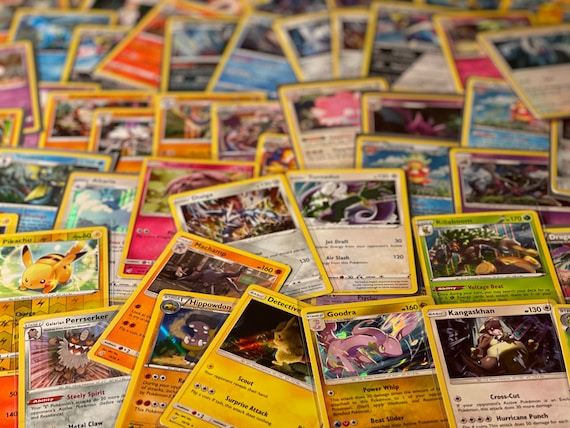 Pokmon Cards. BULK 100+ Guaranteed Rare Holos - Etsy