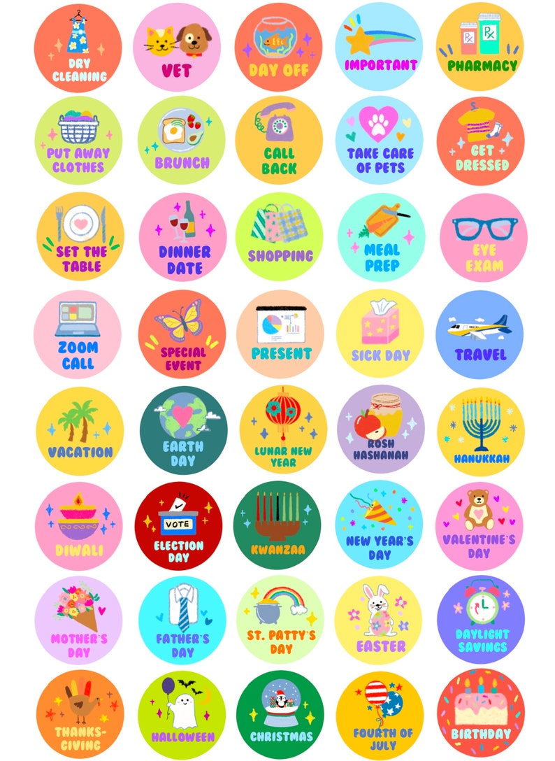 Custom Calendar Choose Your Own Perpetual Etsy
