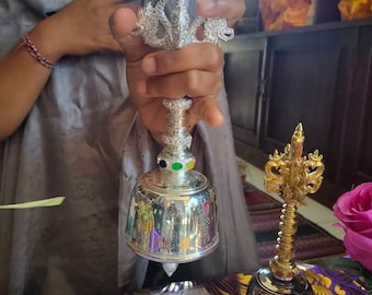 Balinese witgouden drakenbel