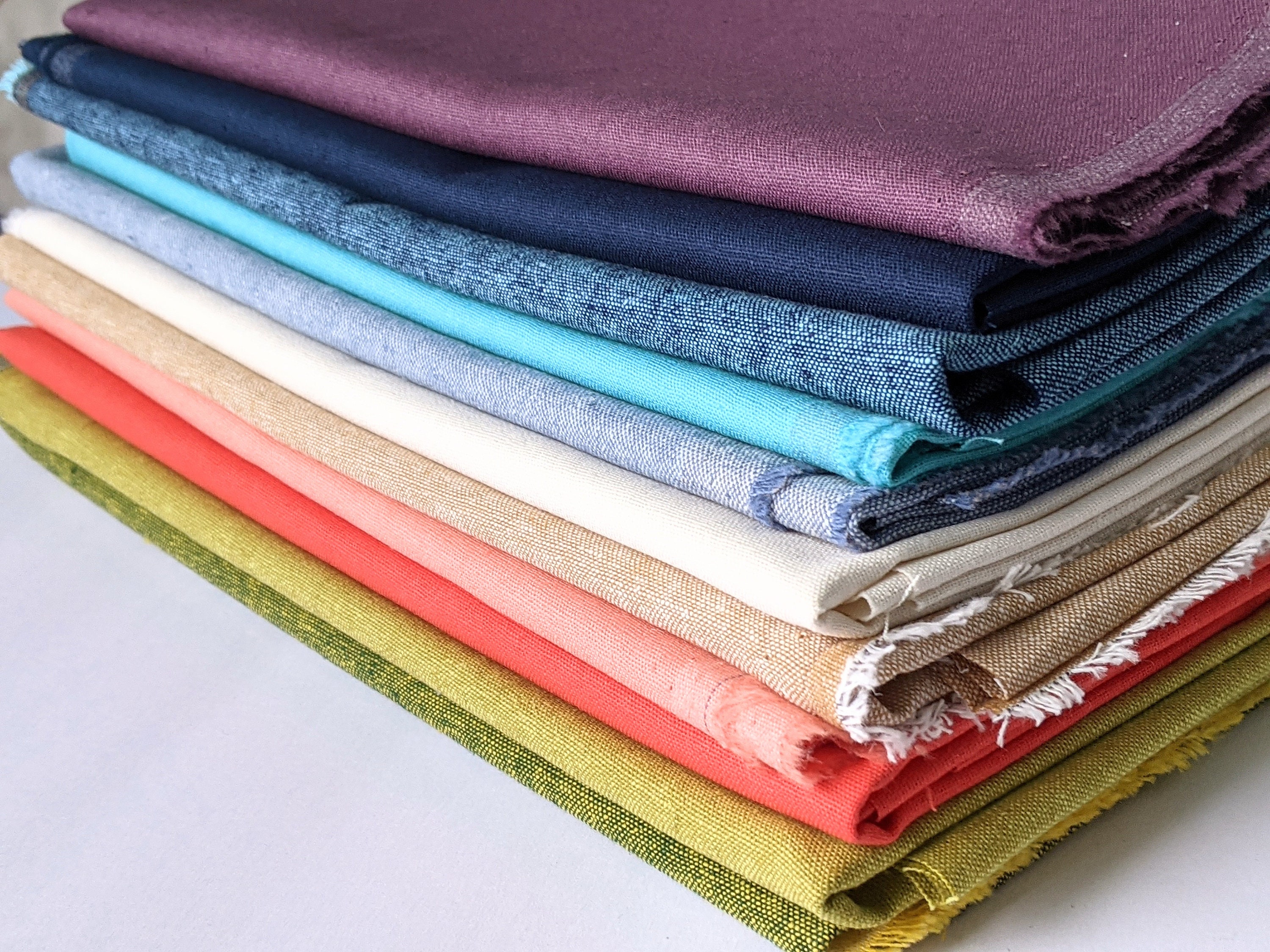 Essex Linen Fabric Cotton Linen Blend Robert Kaufman Fabric | Etsy