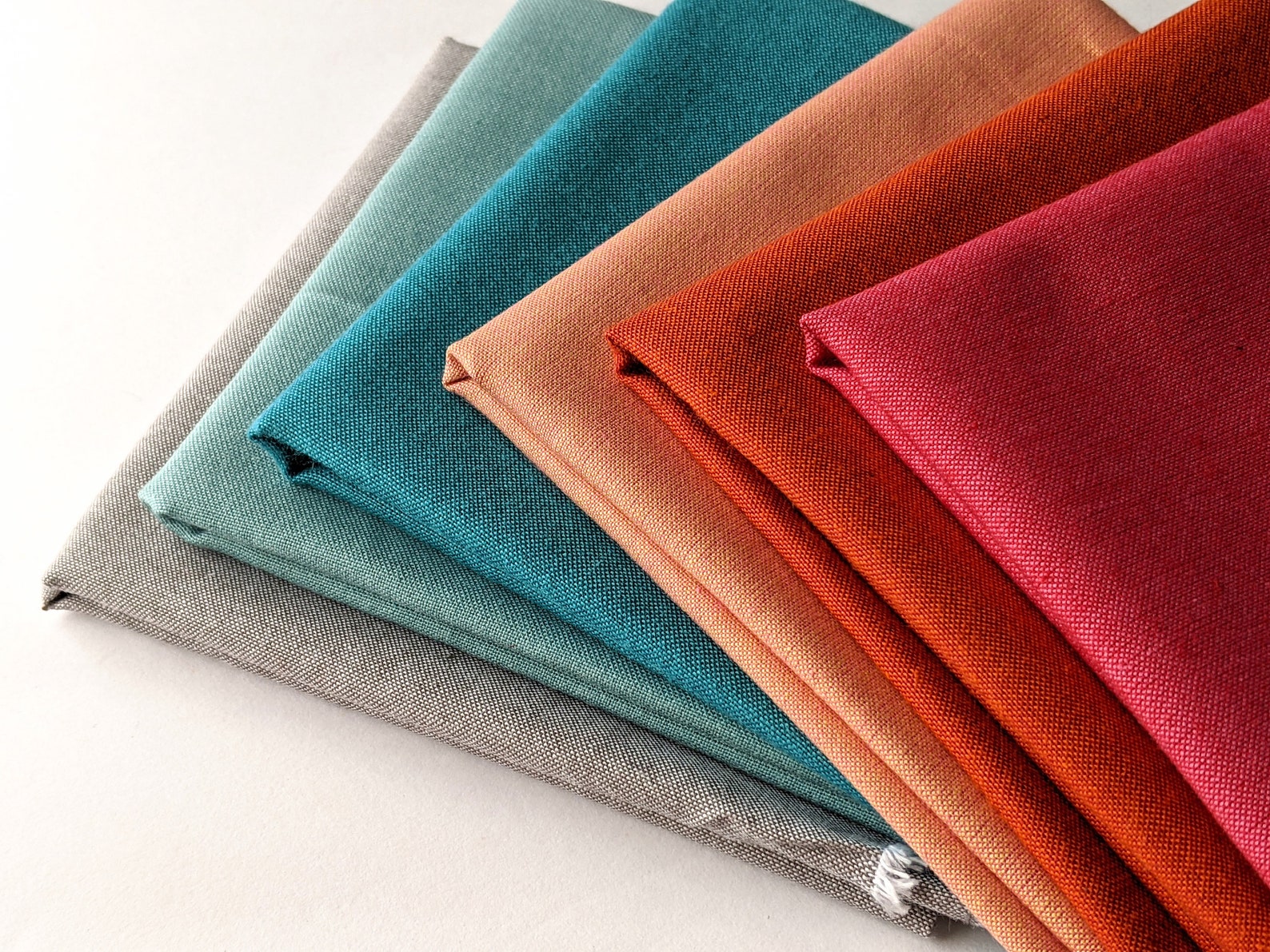 Peppered Cotton Yarn Dyed Fabric Shot Cotton Fabric by the Etsy