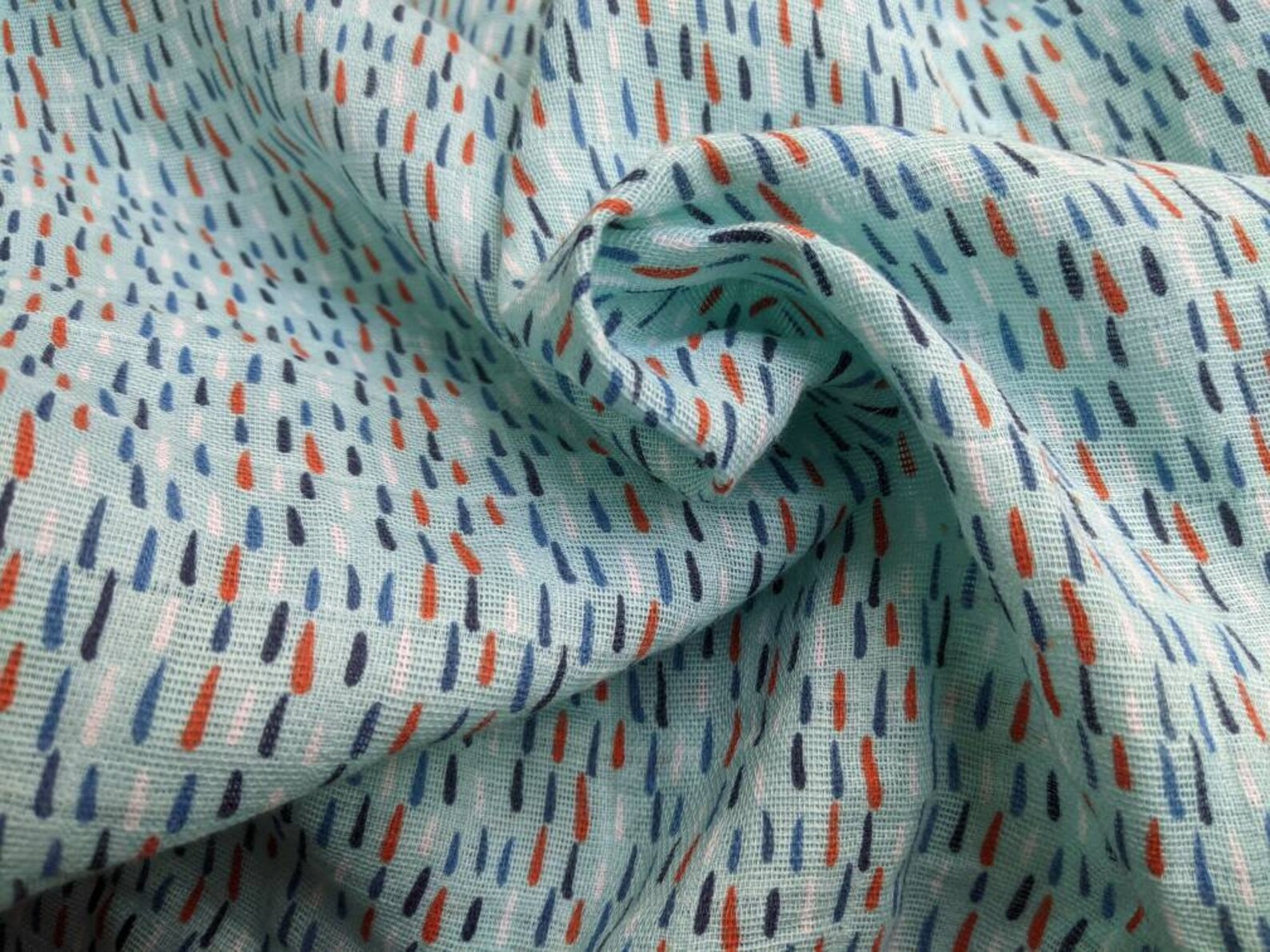 Double gauze fabric Fabric by the yard Printed double gauze Etsy.de