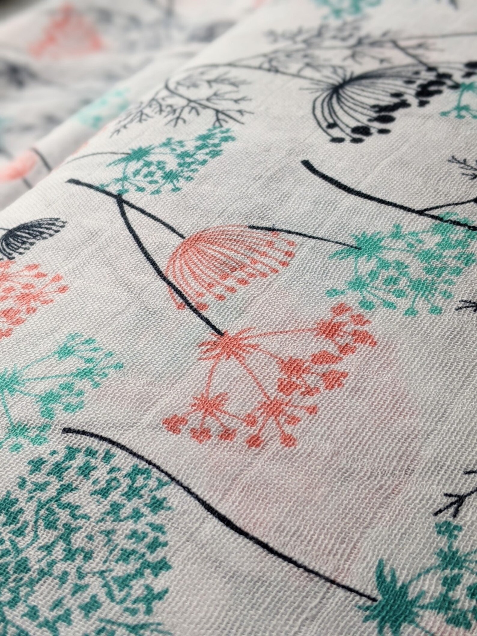 Double Gauze Fabric by the Yard Cotton Gauze Fabric Printed Etsy