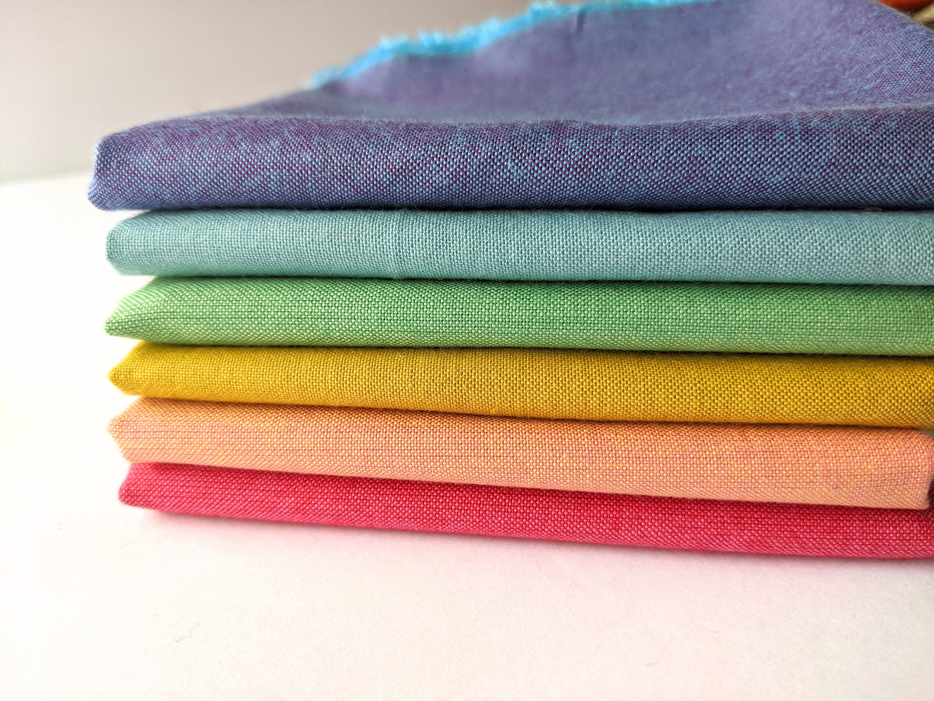 Shot Cotton Fabric Peppered Cotton Solid Quilt Fabric Yarn Etsy