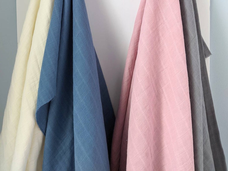 Double gauze fabric apparel fabric light cotton pink fabric cotton fabric by the yard Shannon fabrics muslin fabric fabric for baby