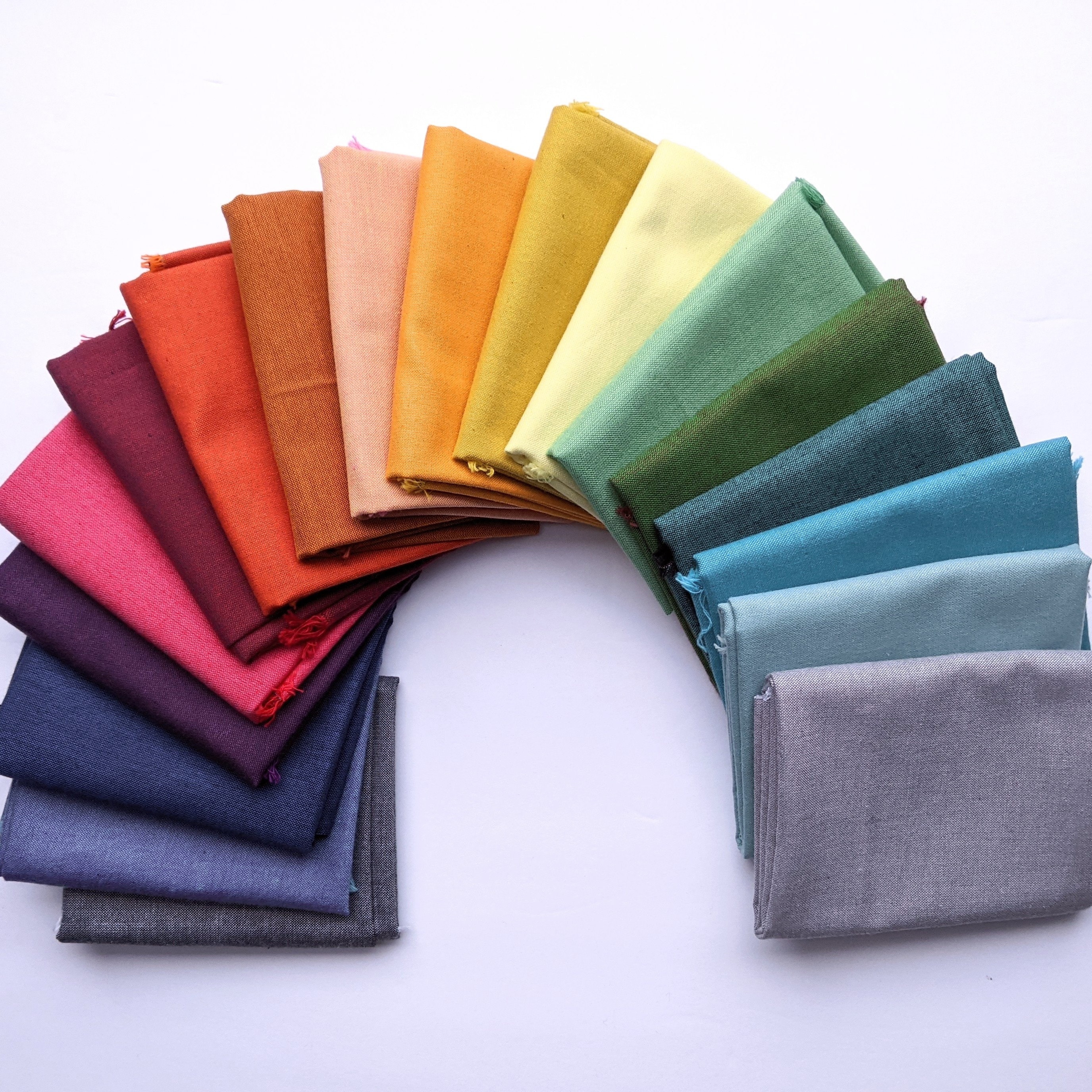 Shot Cotton Fabric Bundle Peppered Cottons Studio E Yarn Etsy Australia