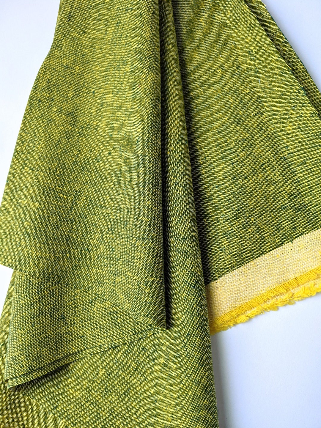 Essex Linen, Cotton Linen Blend, Fabric by the Yard, Yarn Dyed Fabric