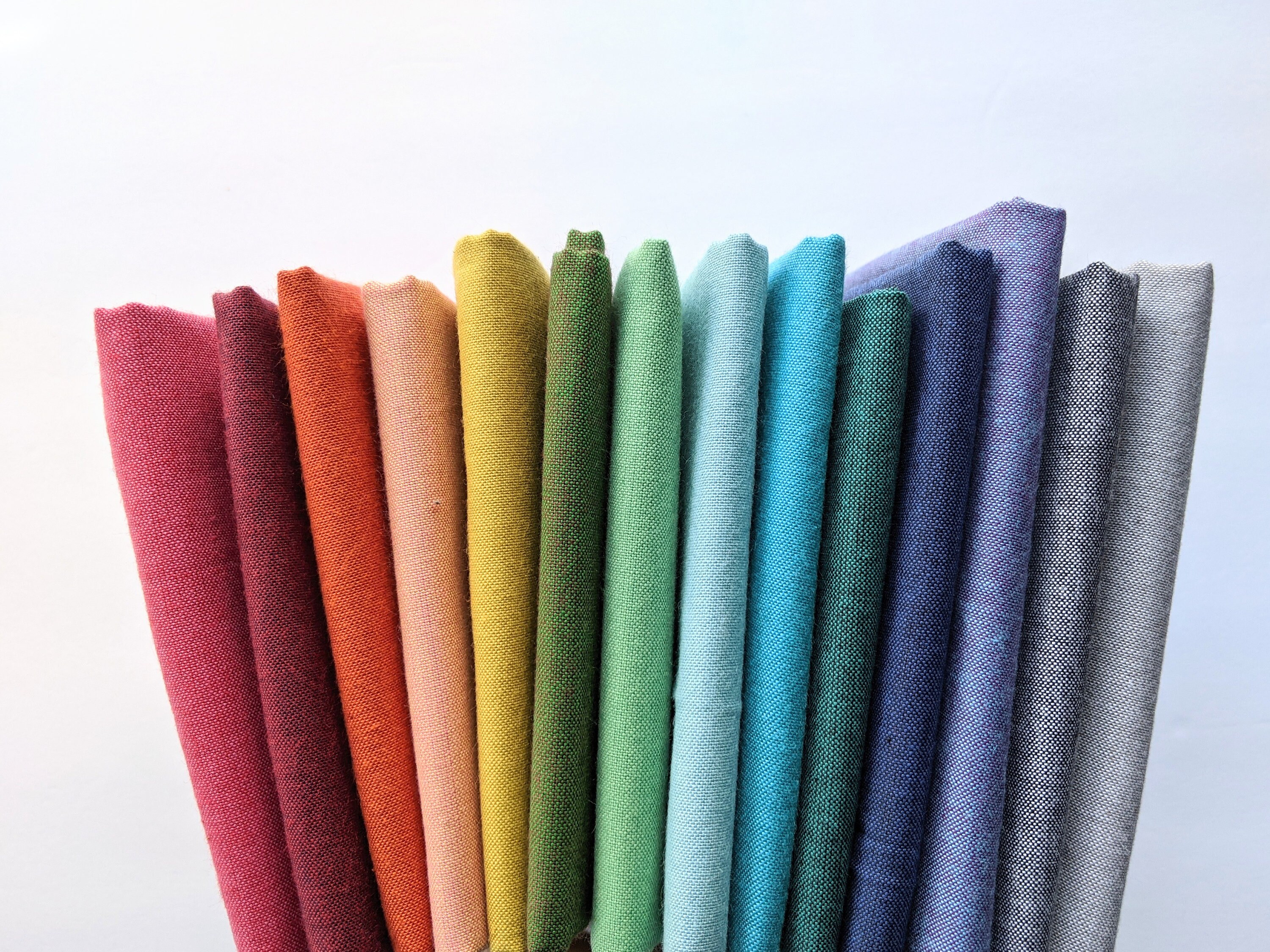 Shot cotton Peppered cotton Quilting fabric by the yard Etsy.de