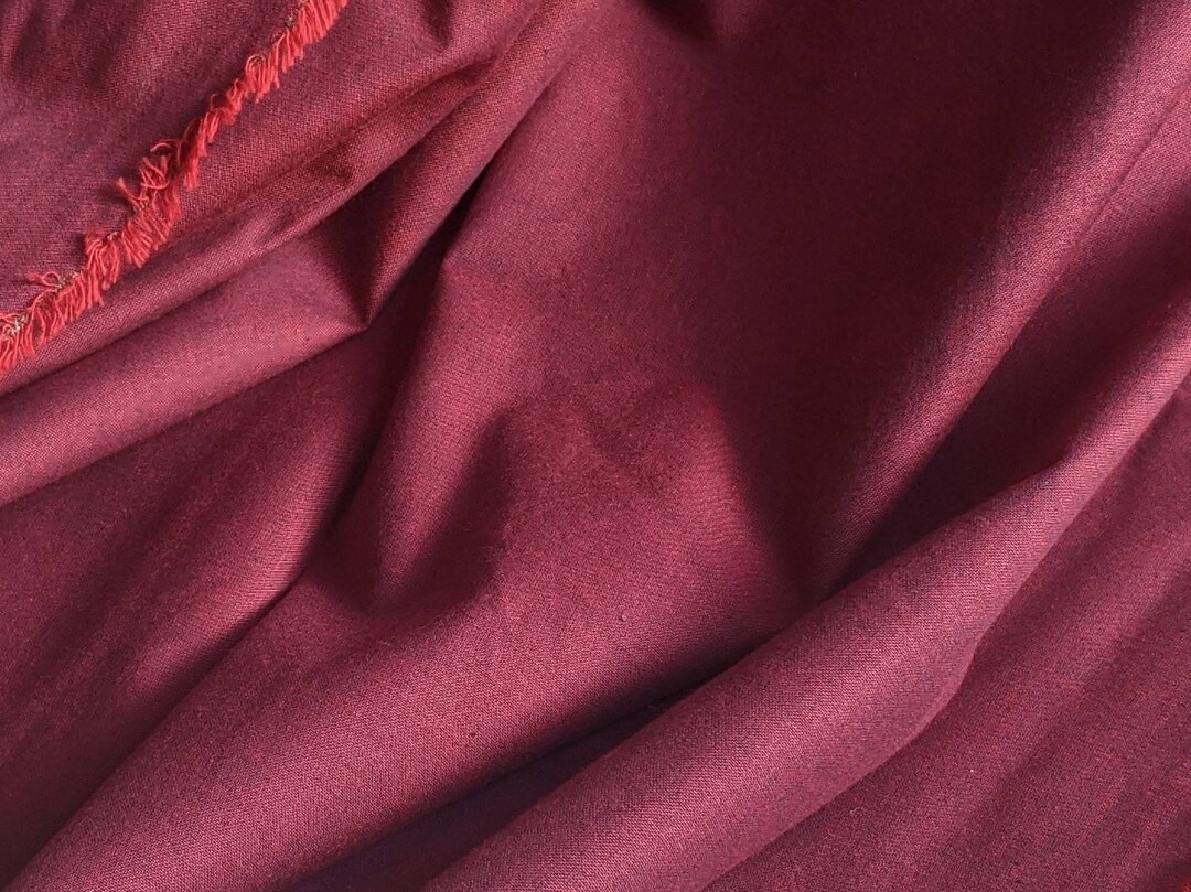 Shot Cotton Fabric, Peppered Cotton, Quilting Fabric, Red Fabric by the Yard, Embroidery