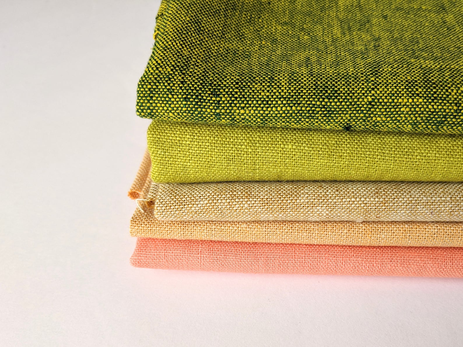 Essex Linen Fabric Fabric Bundle Fat Quarter Bundle Cotton Etsy