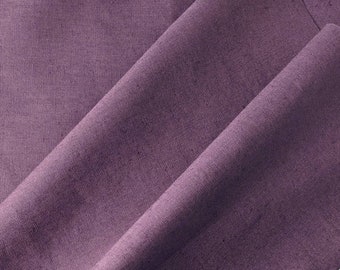 Essex linen fabric, Cotton linen blend, Robert Kaufman fabric, Linen by the yard, Purple  linen fabric, Quilting fabric, Embroidery cloth