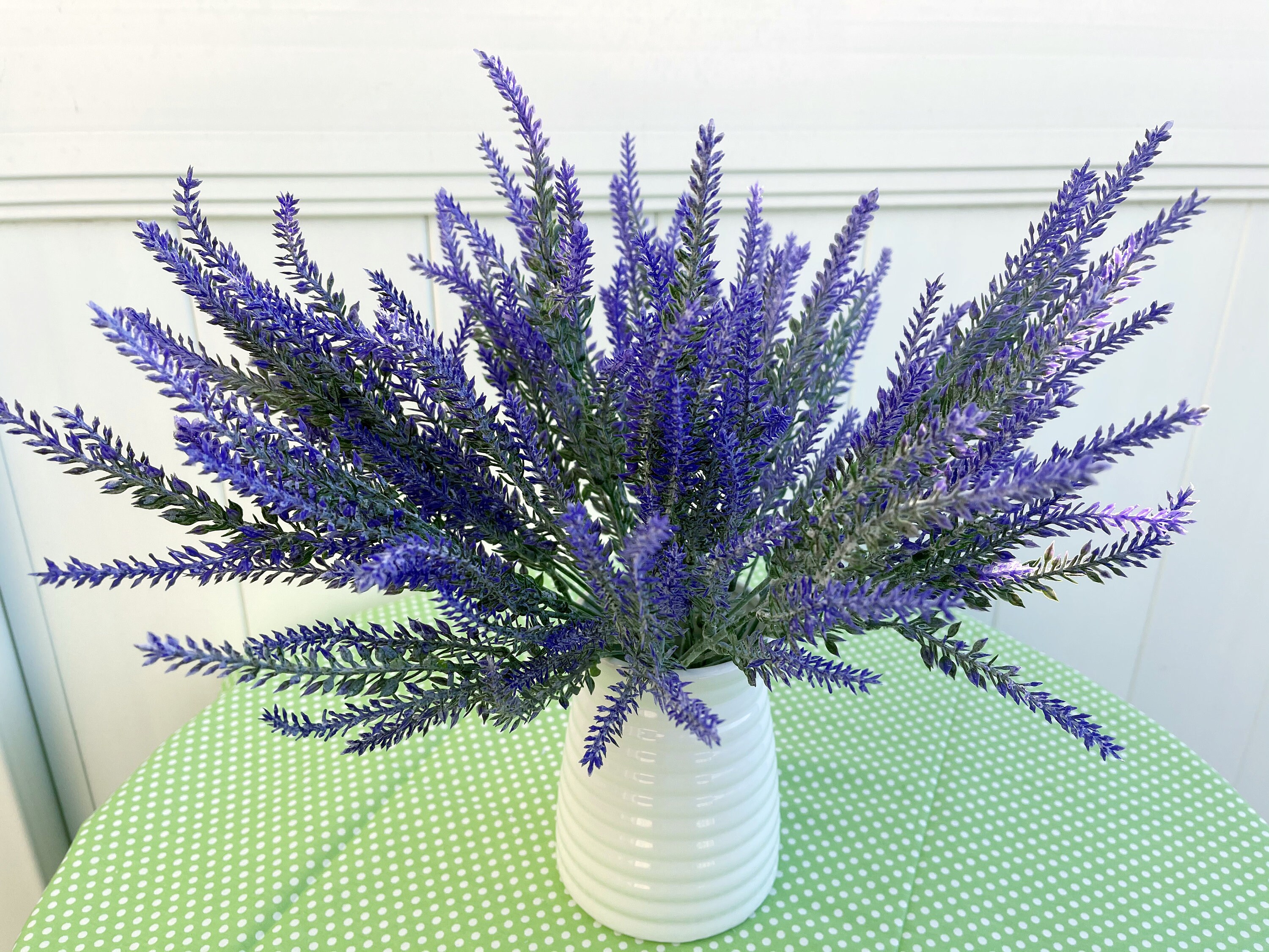 Beautiful Artificial Flower Lavender Stems with Cermaic Etsy.de