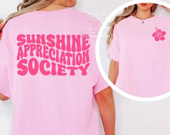 Sunshine Appreciation T- Shirt, Beach Tee, Vacation Tshirt, Summer Tank Top, Beach Vibes Shirt, Summer Vibes, Sunshine